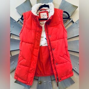 H&M Coral Red Kids  Puffer Vest